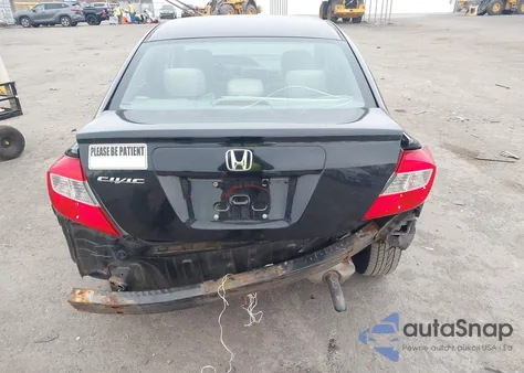 2012 Honda Civic Lx from USA, damaged, VIN 19XFB2F52CE313517